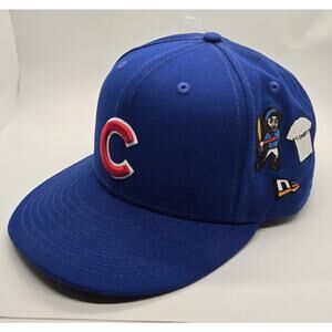 Joe Fresh Goods JFG x New Era MLB Chicago Cubs Fitted Hat 7 1/2 Redline Series